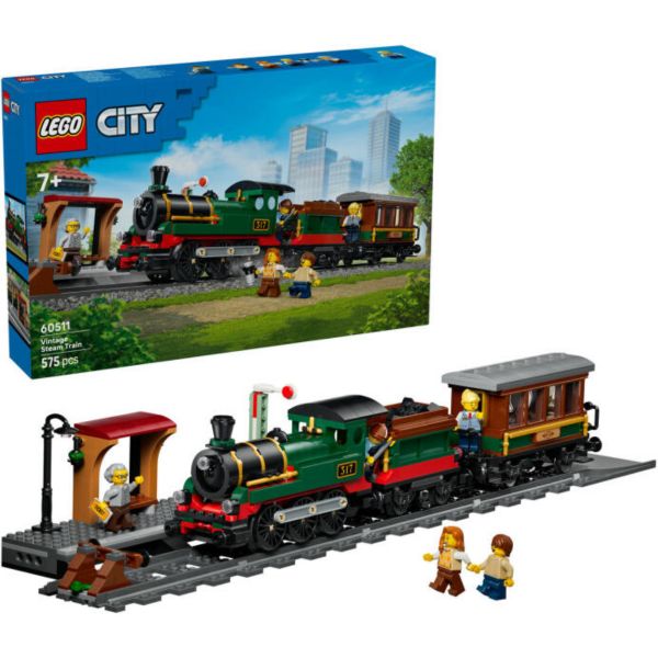 LEGO City Trains Nosztalgia gőzmozdony (60511)