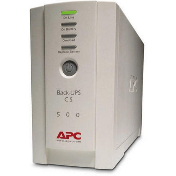 APC Back-UPS BK500EI 500VA, 300W Offline Szünetmentes Tápegység, Torony (BK500EI)