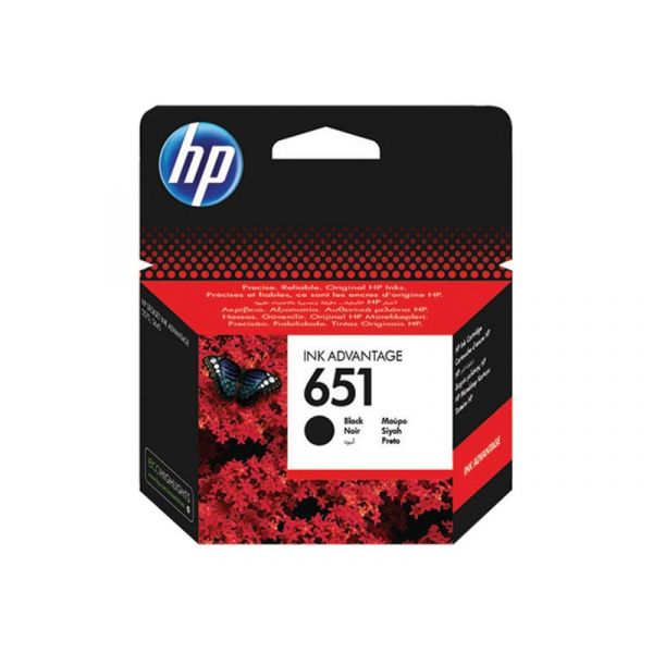 HP Patron No 651 fekete tintapatron