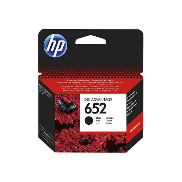 HP Patron No 652 fekete tintapatron