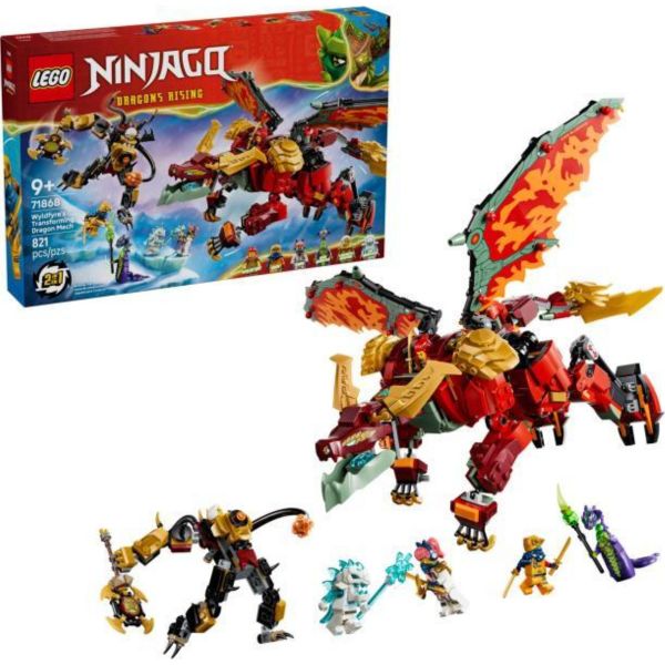 LEGO NINJAGO Wyldfyre átalakuló sárkányrobotja (71868)