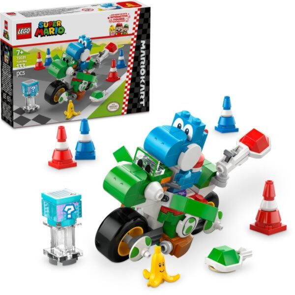 LEGO Super Mario Mario Kart – Yoshi Bike, Nintendo ajándék (72031)