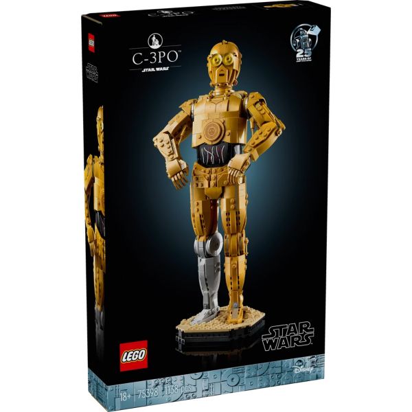 LEGO Star Wars C-3PO megépíthető droidfigura (75398)