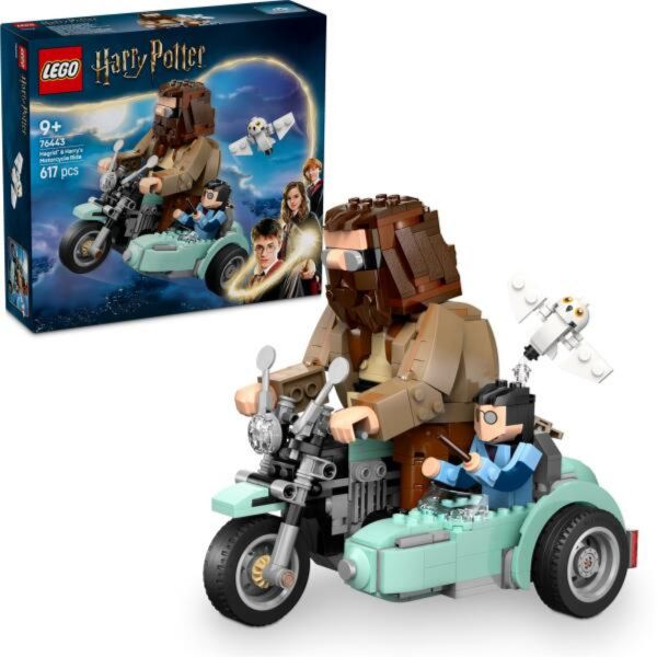 LEGO Harry Potter Hagrid és Harry motoros kalandjai, varázslatos játék (76443)