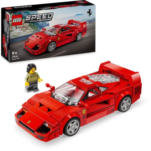 LEGO Speed Champions Ferrari F40 sportautó járműves játék (76934)