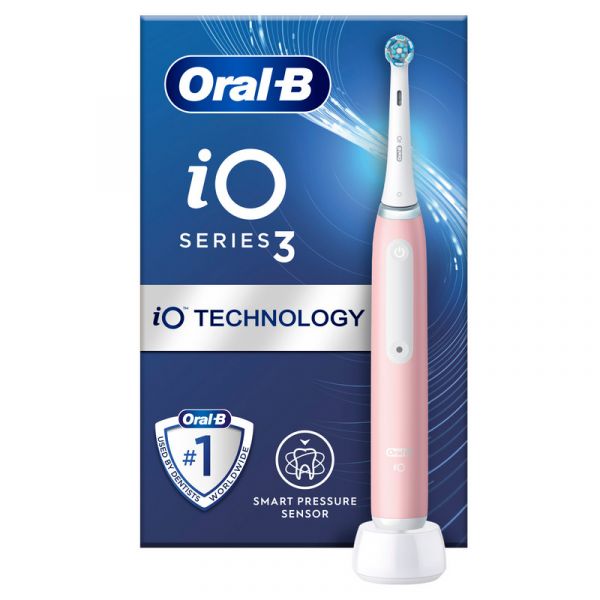 Oral-B iO Series 3 elektromos fogkefe, Blush Pink (10PO010398)