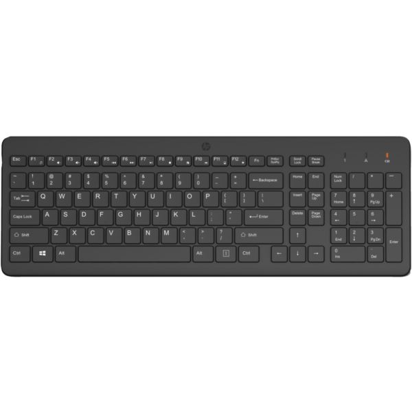 HP vezeték nélküli billentyűzet 225 - fekete (805T1AA)