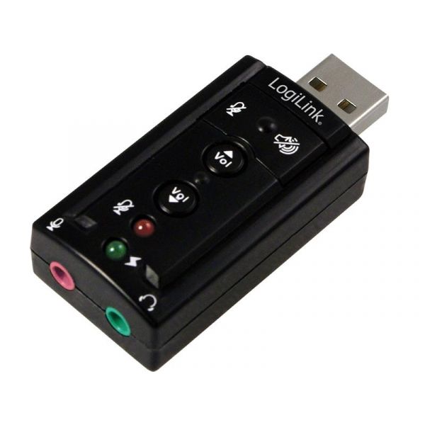 LogiLink USB 2.0 Virtuális Audió Adapter 7.1 csatornás (UA0078)