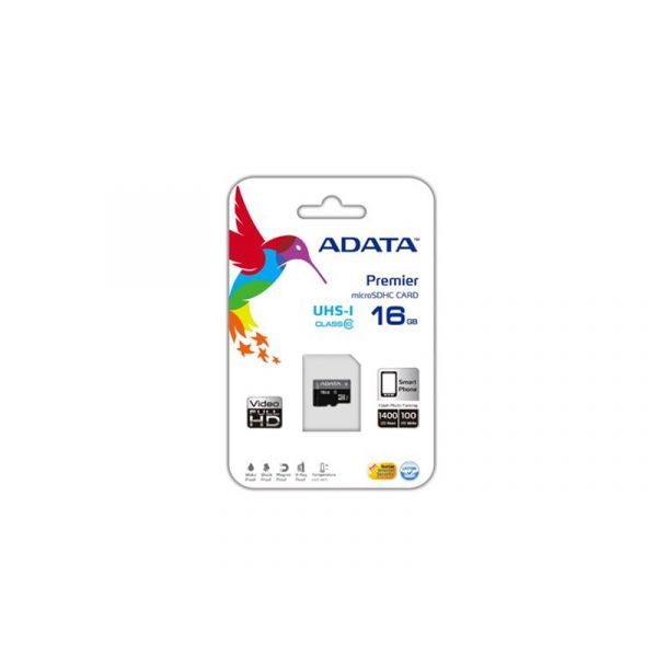 ADATA MicroSDHC 16GB Memóriakártya (AUSDH16GUICL10-R)