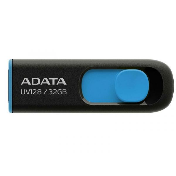 ADATA UV128 USB3.0 pendrive, 32GB (AUV128-32G-RBE) fekete/kék