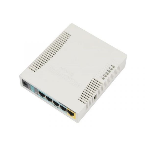 MIKROTIK RB951UI-2HND - 5x100MbitLAN, 1USB, 2,4GHz, PoE-out Router