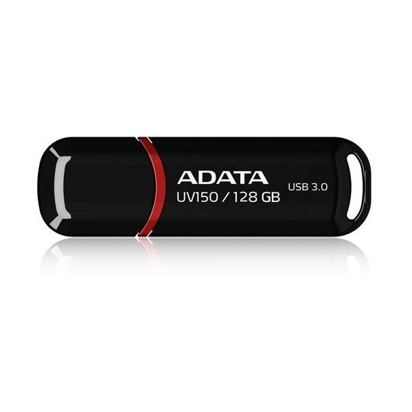 ADATA Pendrive 128GB, UV150 USB 3.1, Fekete (AUV150-128G-RBK)