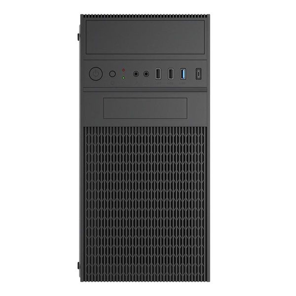 AKYGA Ház AK19BK Micro ATX Fekete, USB3.0, Type-C (AK19BK)