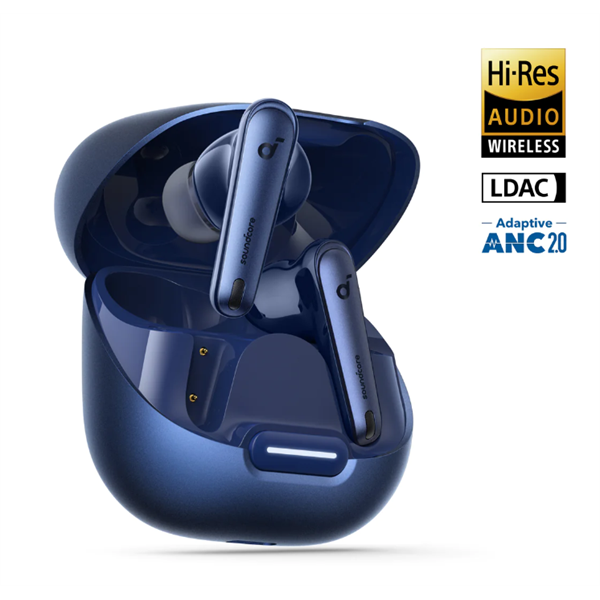 ANKER Soundcore Liberty 4 NC Vezeték Nélküli Fülhallgató, kék - A3947G31