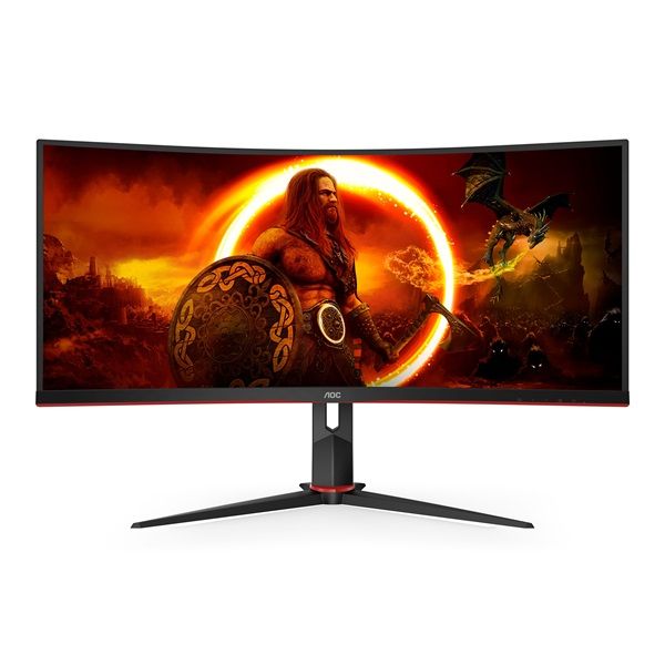 AOC CU34G2XP/BK 34" WQHD VA Ívelt Gaming monitor (CU34G2XP/BK)