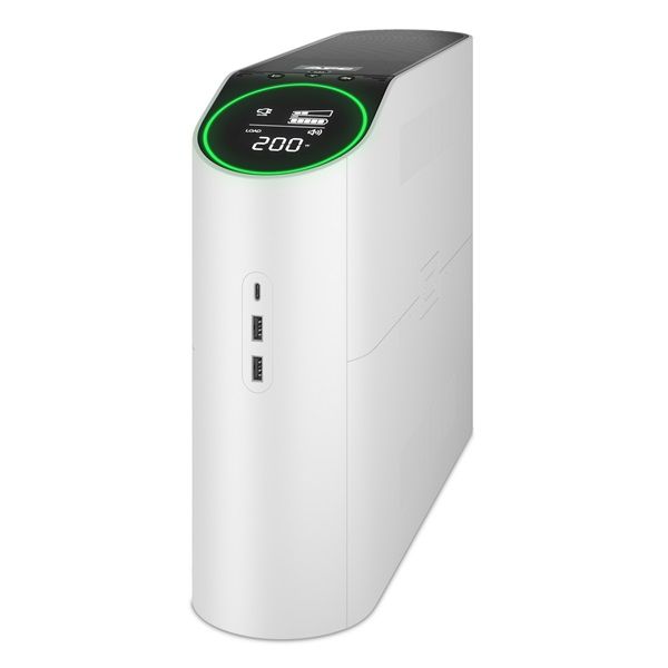 APC Back-UPS Pro Gaming, BGM2200 UPS, 2200VA/1320W, 4xSchuko 2xC13, LINE-INTERACTIVE szünetmentes,színusz,AVR,RGB, fehér (BGM2200-GR)