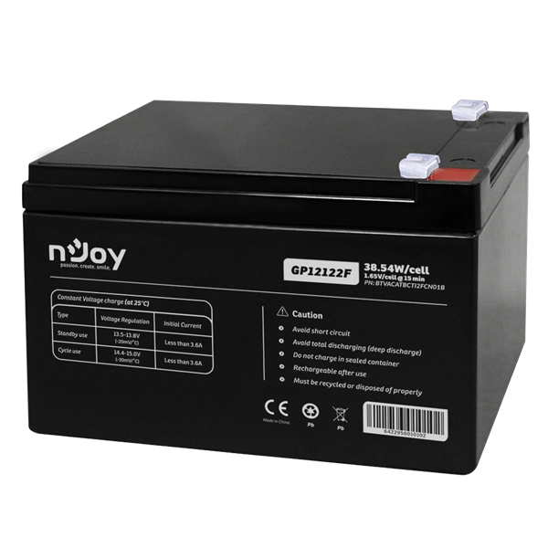 NJOY GP12122F APC 12V/12Ah Akkumulátor (BTVACATBCTI2FCN01B)