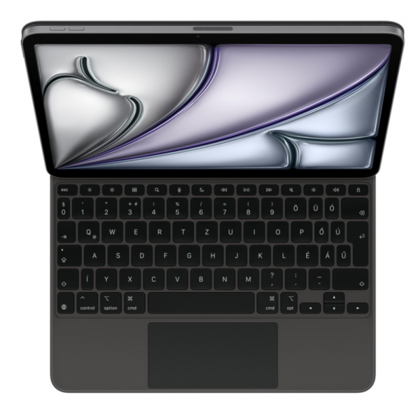 Apple Magic Keyboard 11" hüvelykes iPad Air-hez (M3) - Magyar (MGYX4MG/A) Fekete