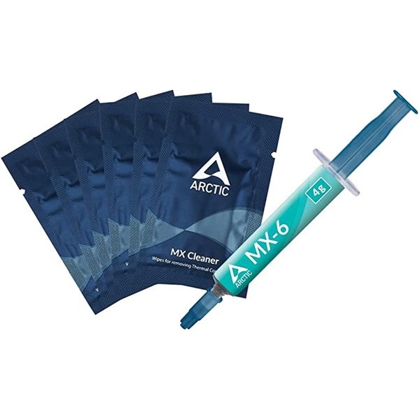 ARCTIC COOLING Hűtőpaszta MX-6, 4g + MX Tisztítókendő