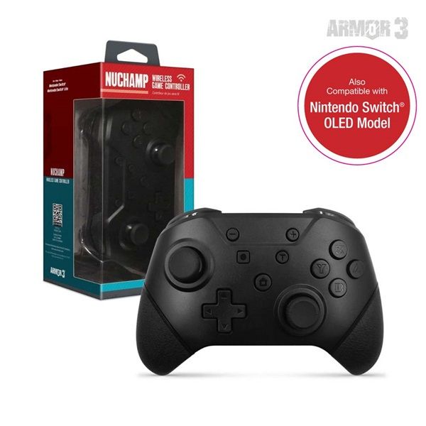 ARMOR3 NUCHAMP Nintendo Switch Kiegészítő Vezeték nélküli kontroller (M07467-BK) Fekete