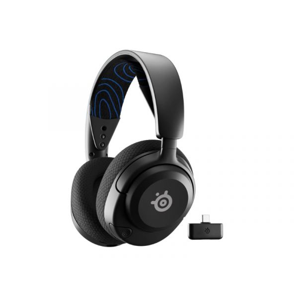 Steelseries Arctis Nova 5P gaming fejhallgató headset (61673) fekete-kék
