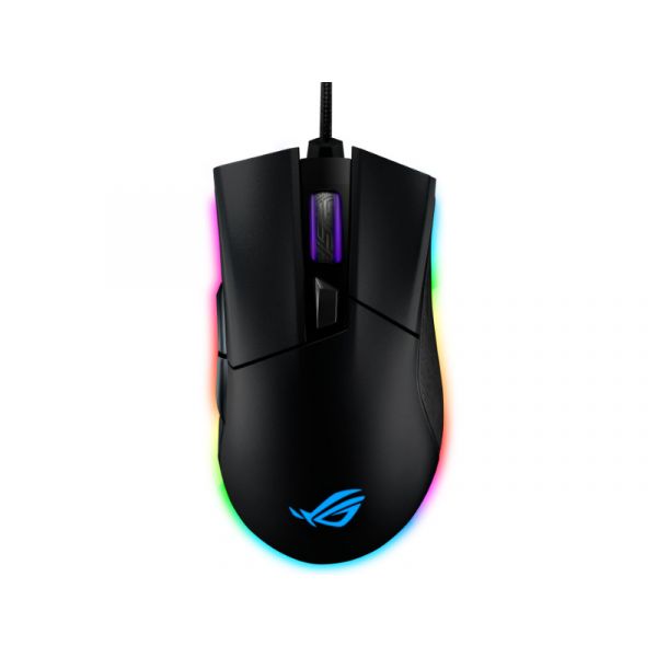 Asus ROG Gladius II Origin Optikai Vezetékes Gamer Egér Fekete