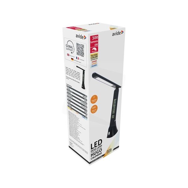 Avide ABLDLC-6W-B-HG LED-es asztali lámpa