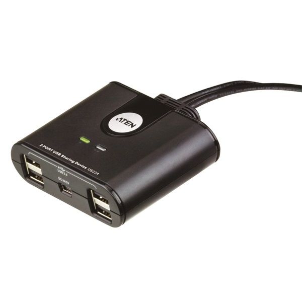 ATEN USB Periféria Elosztó 2PC 4Eszköz (US224-AT)