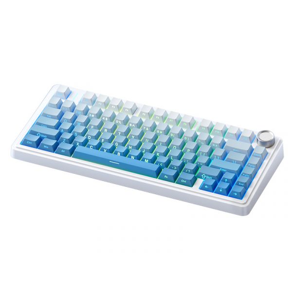AULA F75 Vezeték Nélküli Mechanikus Gamer Billentyűzet (AU-F75 BLUE) kék
