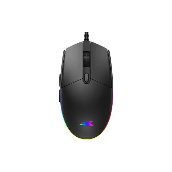 BARACUDA BGM-111B CRAB-B vezetékes gamer egér, 3600dpi, fekete (BC BGM-111B)