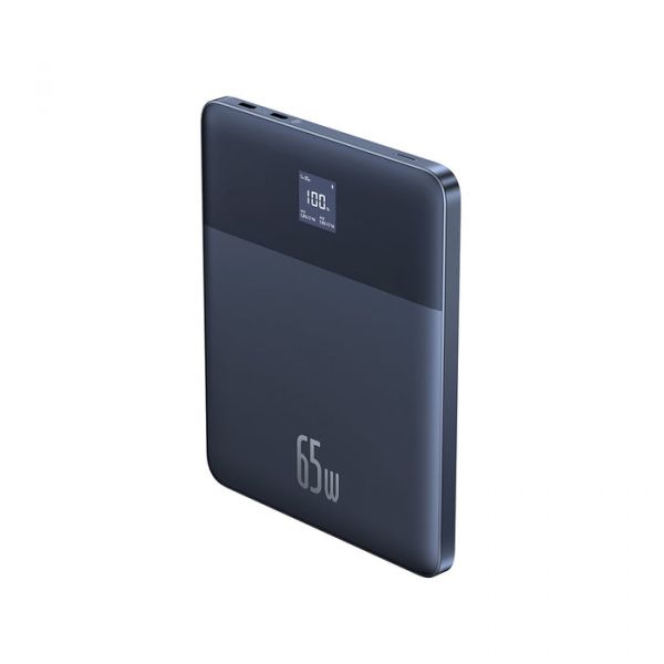 Baseus Blade2 gyors töltő pow e rbank 12000mAh, 65W, kék + 100W USB Type-C, 50cm kábel (P10063801323-00)