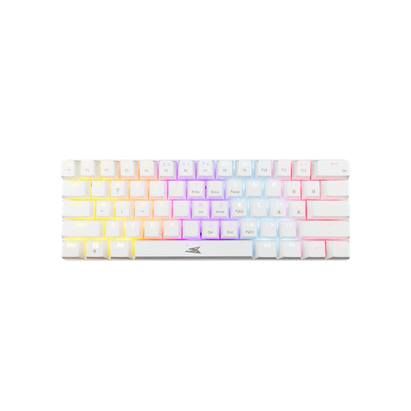 Baracuda DOLPHIN-W/R-US, mechanikus gamer billentyűzet piros kapcsolóval, angol (BC BGK-03211W/R-US) fehér