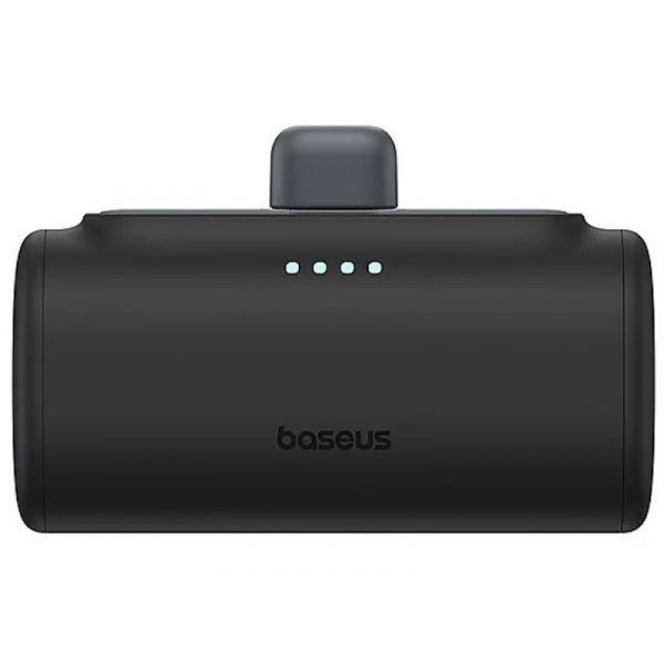 Baseus Compact 20W gyorstöltő powerbank, 5000mAh, iPhone csatlakozóval (P10068307113-00) ekete