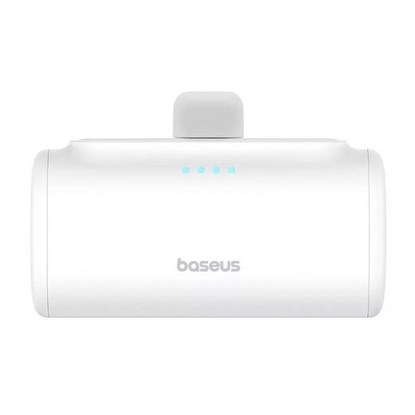 Baseus Compact 20W gyorstöltő powerbank, 5000mAh, Type-C csatlakozóval (P10068306213-00) fehér