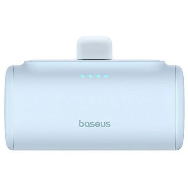 Baseus Compact 20W gyorstöltő powerbank, 5000mAh, iPhone csatlakozóval (P10068307313-00) kék