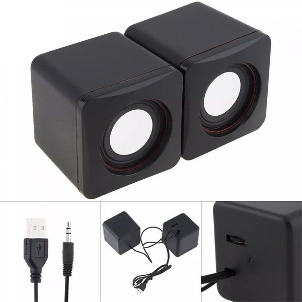 BLACKBIRD 2.0 Hangszóró USB + 3.5mm Jack csatlakozó 6W (BH1183) Fekete