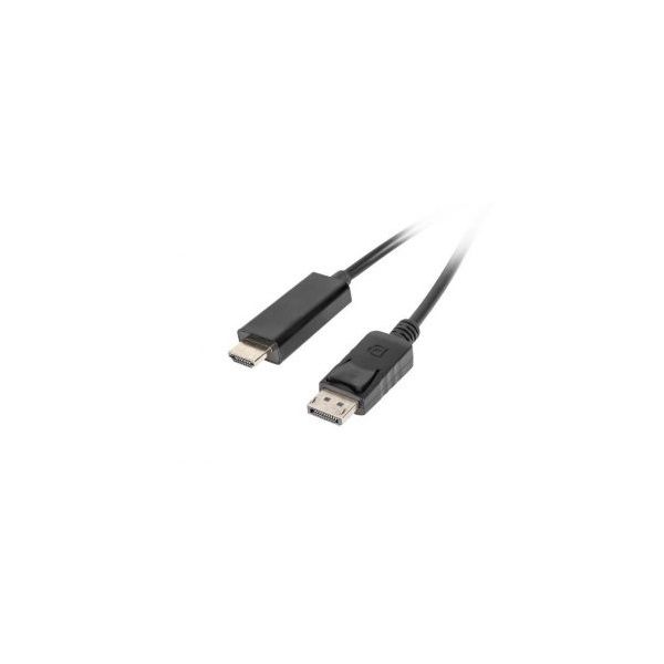 BLACKBIRD Displayport 1.1 male to HDMI-A male passzív átalakító kábel, 2m (BH1308) Fekete