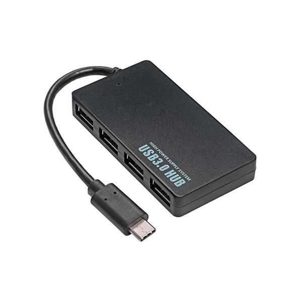 BLACKBIRD USB HUB 4xUSB 3.0 Type-C csatlakozóval (BH1201) Fekete