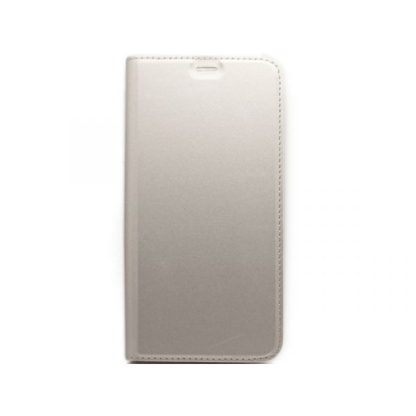Samsung Galaxy J6 Flip oldalra nyiló tok Ezüst