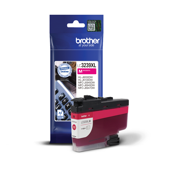 Brother LC3239XLM Tintapatron Szuper nagy töltetű - 5000 oldal Magenta