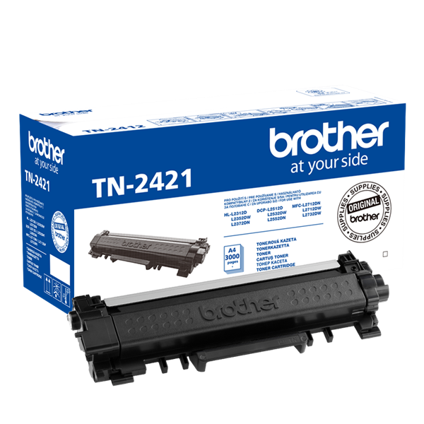 Brother TN-2421 Toner Nagy kapacitású - 3000 oldal (ISO/IEC 19752) Fekete
