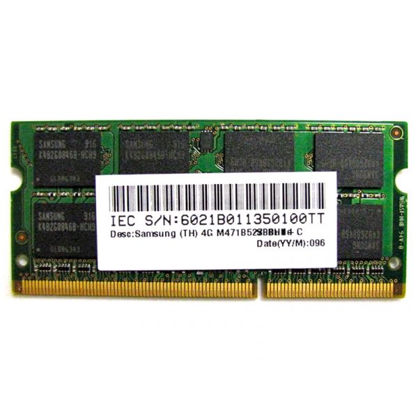 HP/Samsung 1GB DDR3/1333MHz NB memória (599547-001)