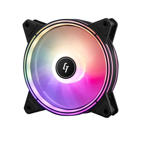 CHIEFTEC Ventilátor NF-1225RGB, 12cm, ARGB LED, fekete (NF-1225RGB)