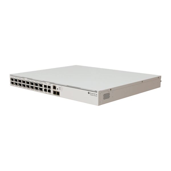 MIKROTIK Cloud Router Switch 16xQSFP28 + 4xSFP28 + 2x10G, Fémházas, Menedzselheő, Rackes - CRS520-4XS-16XQ-RM (CRS520-4XS-16XQ-RM)