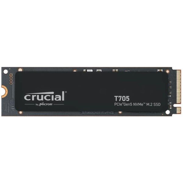 Crucial T705 SSD encrypted 2TB internal M.2 2280 PCI Express 5.0 (NVMe) TCG Opal Encryption 2.01 (CT2000T705SSD3)