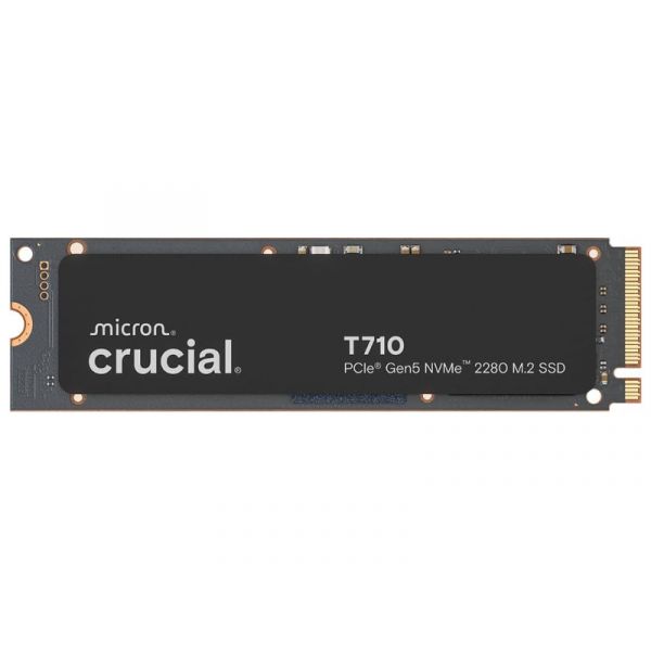 Crucial T710 SSD encrypted 4TB internal M.2 2280 PCI Express 5.0 (NVMe) TCG Opal Encryption 2.01 (CT4000T710SSD8)