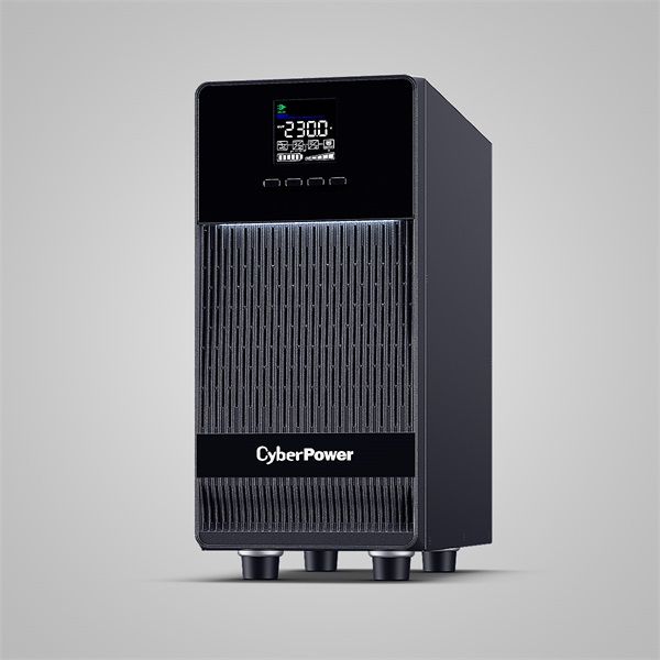 CYBERPOWER Online S ECO ups, 3000VA 2700W, 4xSCHUKO 2xIEC C13, online, tiszta szinuszos, aktív PFC, torony (OLS3KECR)