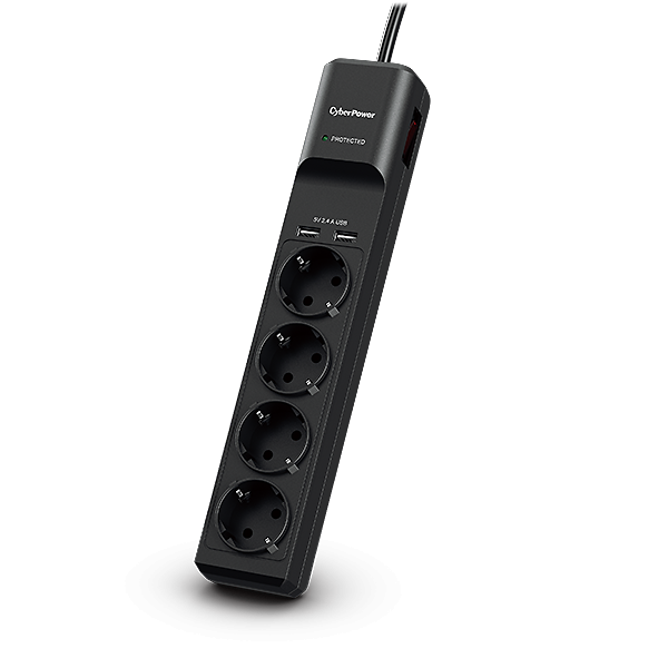 Cyberpower P0420SUD0-DE Túlfeszültség védő és USB Töltő