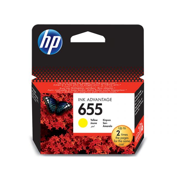 HP 655 CZ112AE Ink Advantage patron sárga