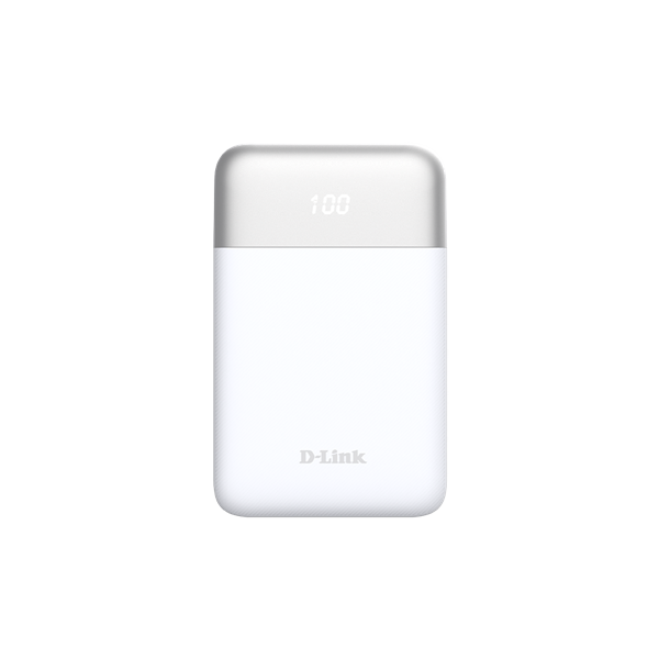 D-LINK Power Bank 10000mAh 1xUSB-C + 1xUSB Fehér, DPP-101